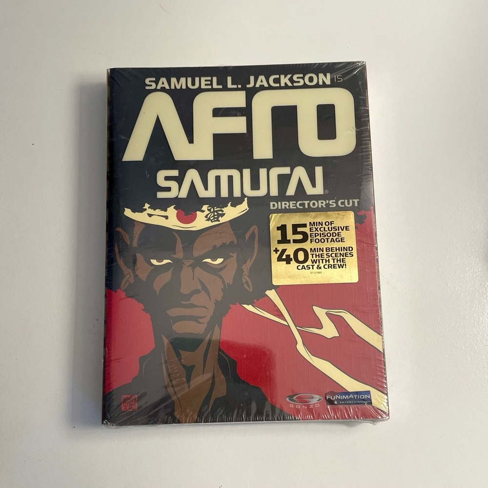 Afro Samurai DVD, 2007, Directors Cut, Samuel L. Jackson Anime - NEW And SEALED.